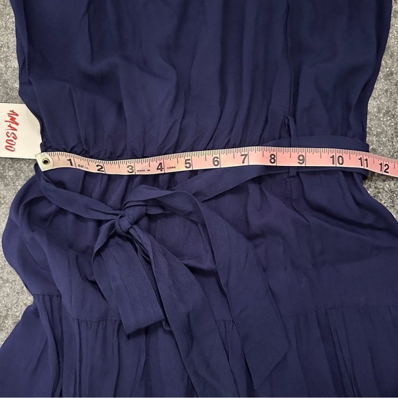 AMASOO Blue Strapless Maxi Dress | Size Small (could fit up to a medium) - Picture 9 of 15